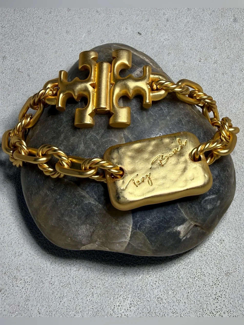 Tory Burch Gold-Tone Chain Bracelet
